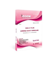 Egem Eğitim Yayınları AÖF 4. Sınıf İşletme Bahar Dönemi Çıkmış Sınav Soruları (Çok Renkli)