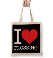 I Love Flossing Bez Çanta Uzun Saplı