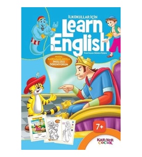 İlkokullar İçin Learn English - Mavi