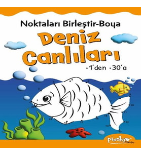 Noktaları Birleştir-Boya Deniz Canlıları-1’den 30’a