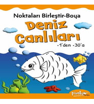 Noktaları Birleştir-Boya Deniz Canlıları-1’den 30’a