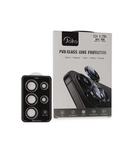 Galaxy S24 Ultra PVD Metal Kamera Lens - Derin Mor