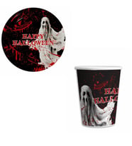 Halloween Cadılar Bayramı 8 Li Tabak Bardak Set