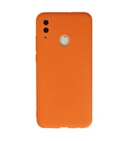 Huawei P Smart 2019 Kılıf Nano İçi Kadife Silikon - Turuncu