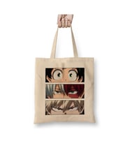 My Hero Academia Bez Çanta Uzun Saplı Alışveriş Çantası Plaj Çantası (Beyaz)