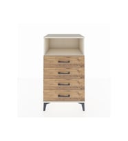 Hyperion Komodin Tek Raflı 4 Çekmeceli 60x44x106 Aytaşı-Çam