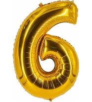 100 Cm Gold Büyük Rakam Folyo Balon