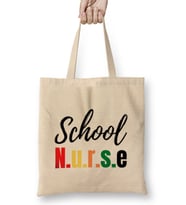 Nurse Gift İdea Funny Saying Quote-Nursing Medical Bez Çanta Uzun Saplı