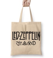 Led Zeppelin Deep Purple Bez Çanta Uzun Saplı