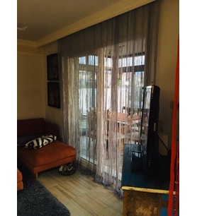 İP MODEL GRİ RENK İP PERDE 300*270 cm - 2 mm şerit