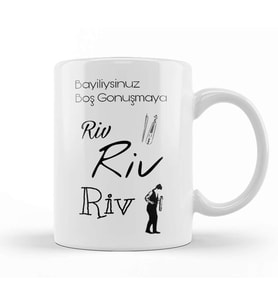 Rivrivriv Bayiliysinuz Boş Gonuşmaya Karadeniz Kupa Bardak Porselen