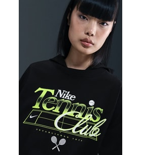 Nike GFX Womens Oversize Tee Grafik Baskılı Bol Kesim Kadın Günlük Tişört Siyah