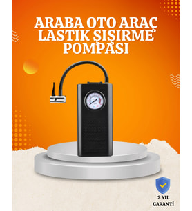 Taşınabilir Elektrikli Oto Motosiklet Bisiklet Lastik Şişirme Pompası