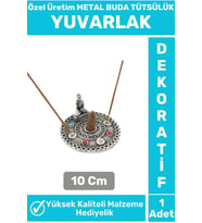 Özel Seri Yüksek Kaliteli Dekoratif Hediyelik Yoga Chakra Meditasyon Pozitif Enerji METAL Tütsülük