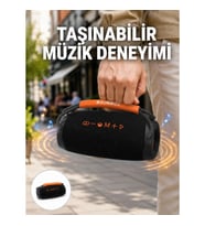 Mey İthalat® Bluetooth 5.1 Kablosuz Hoparlör Derin Bas RGB Işıklı Yeni Nesil