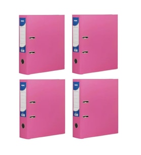 Büro Klasör Geniş Noki Pembe Büro Klasörü Halkalı 4 Adet
