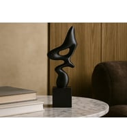 15CM Modern Soyut Siyah Heykel Hediyelik Ev Ofis Masa Dekoru