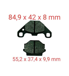 ATV LX200 ARKA FREN DİSK BALATASI