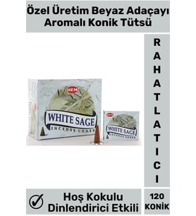 Rahatlatıcı Arındırıcı İyileştirici Ev Ofis Meditasyon Yoga Chakra Pozitif Enerji 120 Konik Tütsü