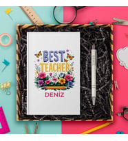 eJOYA Öğretmenlere Özel Tasarım Defter & Kalem & Hediye Kutusu 114374