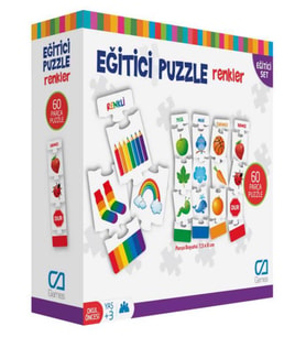 Renkler 60 Parça Eğitici Puzzle 5029