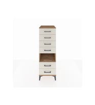 Kronos Dolap Tek Raflı 6 Çekmeceli 44x59x134 Çam-Aytaşı