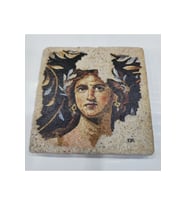 Doğal Taş Dekoratif Banyo Gider Kapağı, 10x10 cm, şık tasarım
