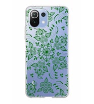 Xiaomi Mi 11 Lite Uyumlu Kapak Nostalji Desen Tasarımlı Şeffaf Silikon Kılıf