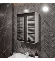 Rosepal Mobilya Luna Banyo Tuvalet Aynalı Beyaz Dolap