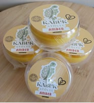 Kabuk Atölye Amber Soya Wax Mum - Doğal ve Şık Hediye