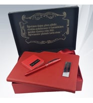 KİŞİYE ÖZEL HEDİYE SETİ (DEFTER-AYNA-KALEM)