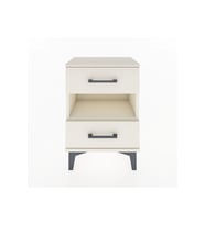 Arges Komodin Tek Raflı 2 Çekmeceli 44x30x64 Aytaşı-Aytaşı