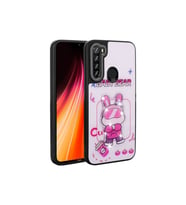 Xiaomi Redmi Note 8 Uyumlu Kılıf Parlayan Kabartmalı İkonik Figürlü Zore Amas Silikon Kapak