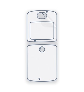 SChitec MOTOROLA Moto Razr Uyumlu Arka Yüzey Hidrojel Koruyucu Film