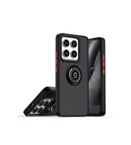 Mi 14T Pro Kılıf Montreal Yüzüklü Silikon Kapak - Siyah