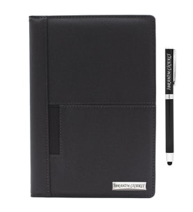 İsme Özel Cepli Defter ve Kalem Seti - Renk Seçenekli (Siyah)