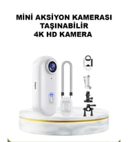4K WiFi Spor Kamerası Su Geçirmez Mini Aksiyon Kamera