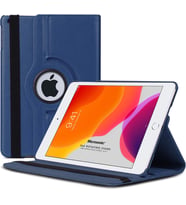Lexroo iPad 10.2'' 9. Nesil için Kılıf 360 Rotating Stand Deri Lacivert [iPad 9.Nesil - Lacivert]