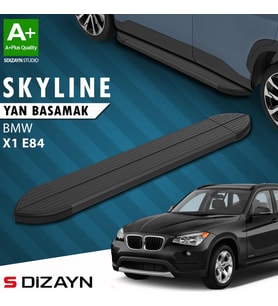 S-Dizayn Bmw X1 E84 Skyline Siyah Yan Basamak 183 Cm 2009-2015 A+ Kalite