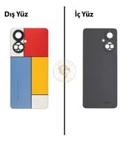 Tecno Camon 19 Pro Renkli Uyumlu Arka Kapak Arka Cam Batarya Pil Kapağı Lazer Kesim Back Cover