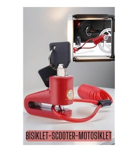 TransForMacion Disk Kilidi Bisiklet Motosiklet Scooter 720428