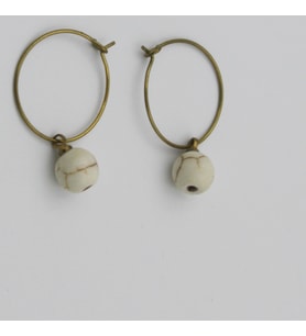 Gold Vip Vintage Tasarım Küpe (Gümüş)