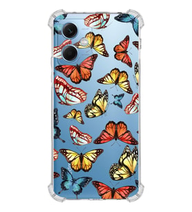 PrintiFy Xiaomi Redmi Note 12 5G Uyumlu Water Color 2 Baskılı Şeffaf Köşe Korumalı Antişok Kılıf