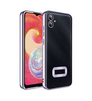 Samsung Galaxy A06 Uyumlu Kılıf Kamera Korumalı Logo Gösteren Zore Omega Kapak