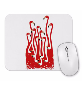Flamingo Mouse Pad