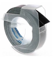 DYMO KABARTMA ŞERİT ETİKET SİYAH 9MM X 3M ÜCRETSİZ KARGO