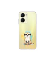 Vivo Y16 ile Uyumlu Splash Mirket Tasarımlı Şeffaf Silikon Kılıf