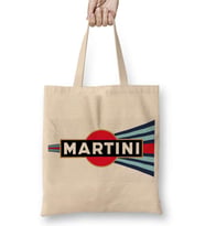 Martini Racing Curved Stripe Bez Çanta Uzun Saplı