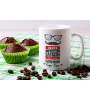 Babalar Gününe Özel Baskılı Kupa Bardaklar 17. Model (Beyaz)