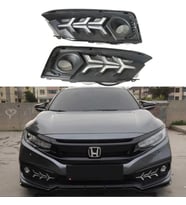 HONDA CİVİC FC5 MAKYAJLI ÖN SİS LEDİ UÇAK DİZAYN 2019-2020
